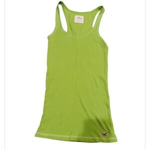 Y2k Hollister Lime Green Tank Top Sz S